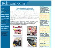 Tablet Screenshot of behnam.com